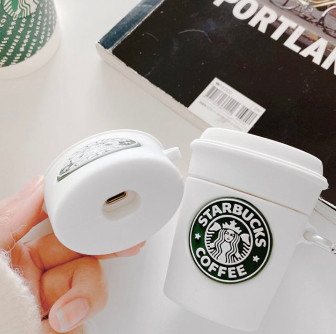Airpod 12 Coffee cup Starbucks Airpods Case for AirPods Etsy