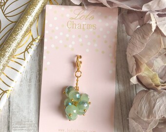 Seashell Planner Charm Beaded Purse Charm Journal Charm Zipper Pull Charm Happy Planner Accessories Erin Condren