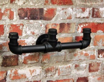 3 Post industrial Pipe Coat Hook