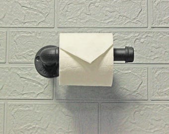 Metal Pipe Industrial ToIlet Roll Holder