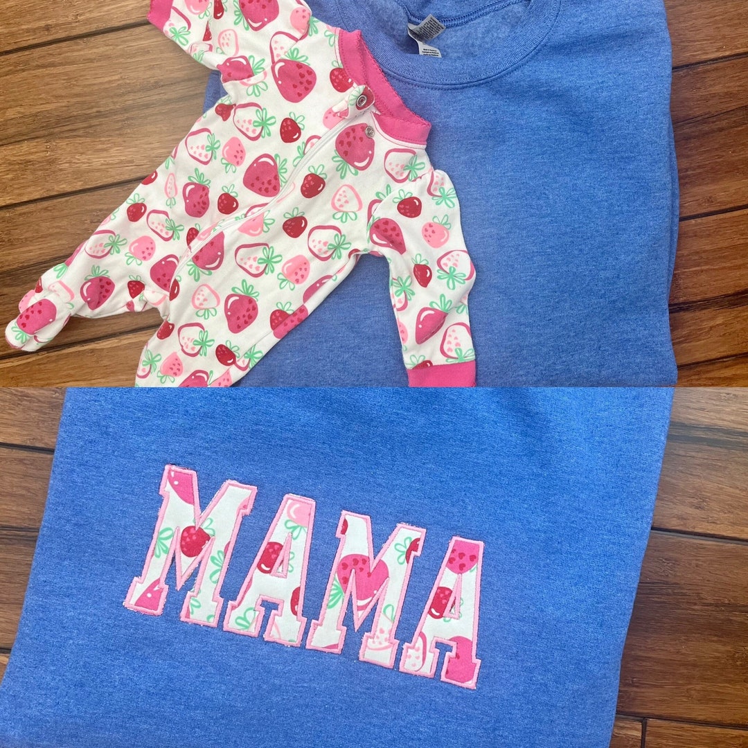Mama Sweater Embroidered With Baby Clothing, Personalized Sweater, Baby