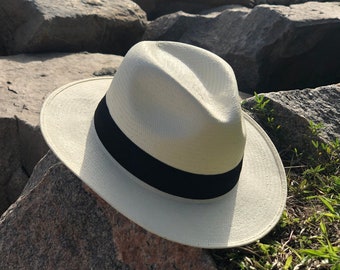 Panama, chapeau safari en paille, chapeau fedora, chapeau fait main, chapeaux pour hommes, chapeaux pour femmes, chapeau mode, chapeau d'été, chapeau de plage, chapeau de soleil, élégant