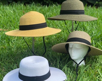 Chapeau de soleil à large bord, chapeau à la mode, chapeau à bord, chapeau d'été, chapeau de plage, chapeau femme, chapeau habillé, chapeau de vacances, chapeau surdimensionné, chapeau à large bord femme