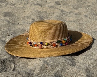 Chapeau présage large, chapeau d'été, chapeau de soleil, chapeau pliable, chapeau pliable, chapeau tendance, chapeau de plage, chapeau femme, chapeau de jardinage, chapeau de vacances