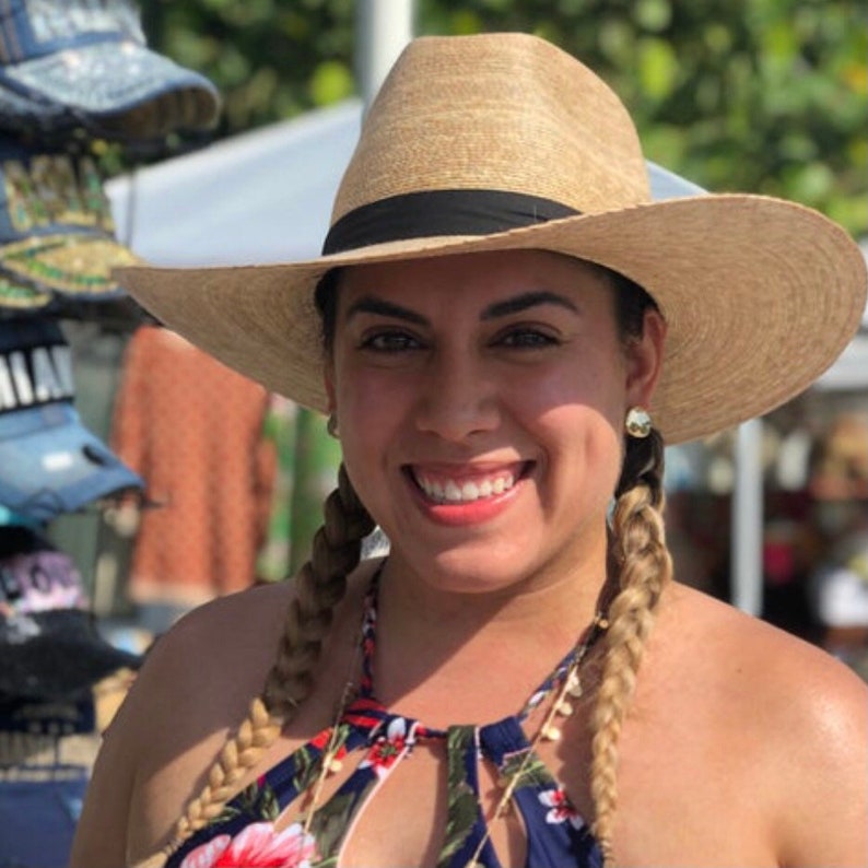 fashion hat Palm hat big brim hat hats for women hats for men flat brim hat summer hat beach hat