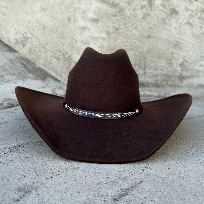 Black Cowboy Hat Brown Cowboy Hat Country Hat Western Hat Etsy