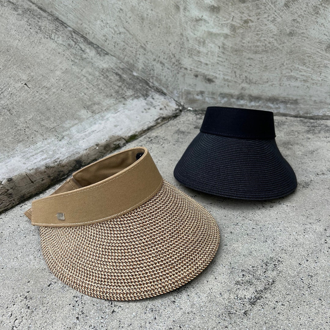 Sun Visors, Velcro Closure Visor, Sport Visor, Adjustable Visor, Visor for Women, Big Brim Visor