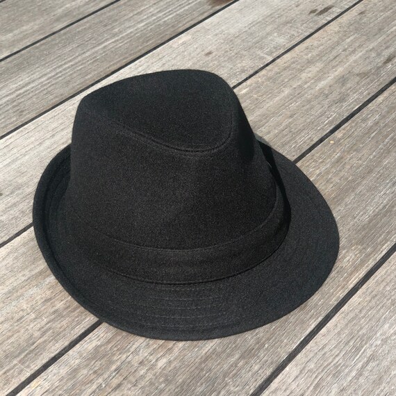 Fedora Hat Wool Fedora Black Hat Fedora 