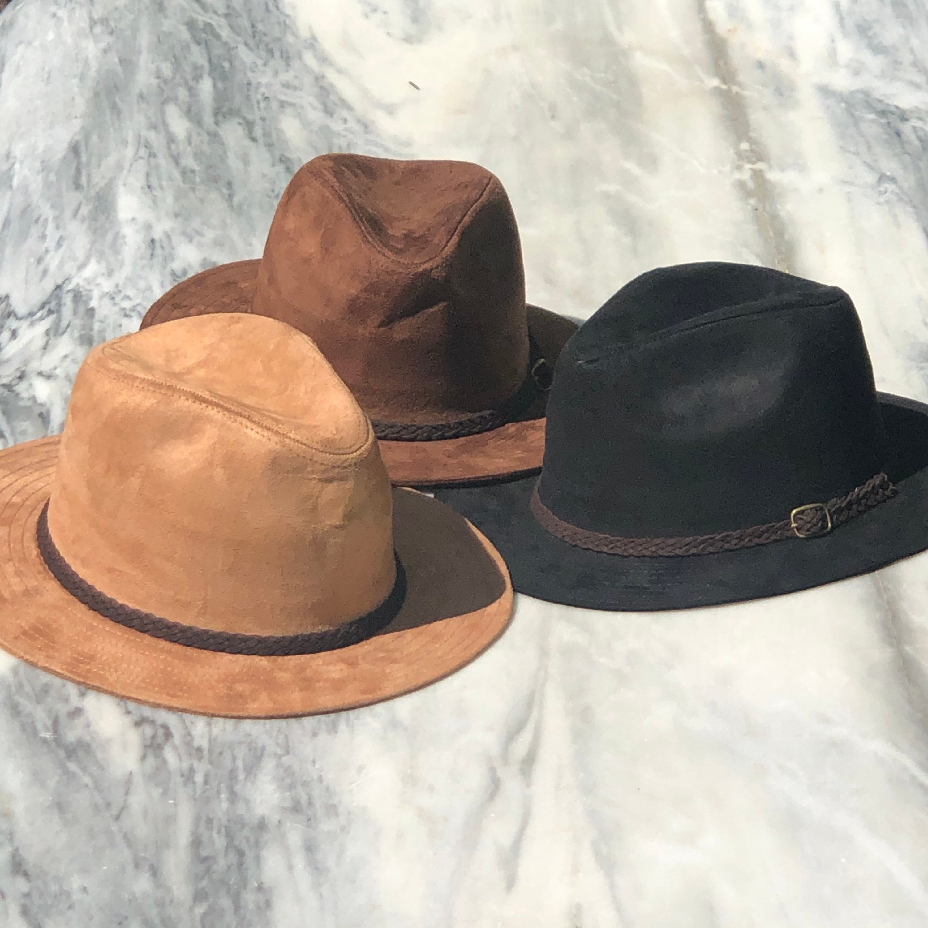 100% cuero sombrero vaquero occidental para caballero papá vaquera sombrero  hombre gorras (color : bronceado, tamaño: 58-59)