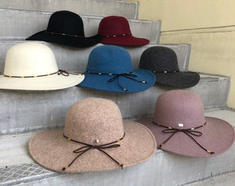 Assorted Colors All-Season Small Brim Hat Body UNTRIMMED HAT ONLY Assorted Colors All-Season Small Brim Hat Body UNTRIMMED HAT ONLY