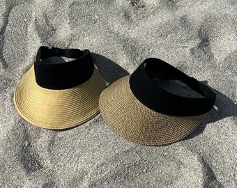 I've found the perfect hat for the beach the Louis Vuitton visor. Simple  and elegant.