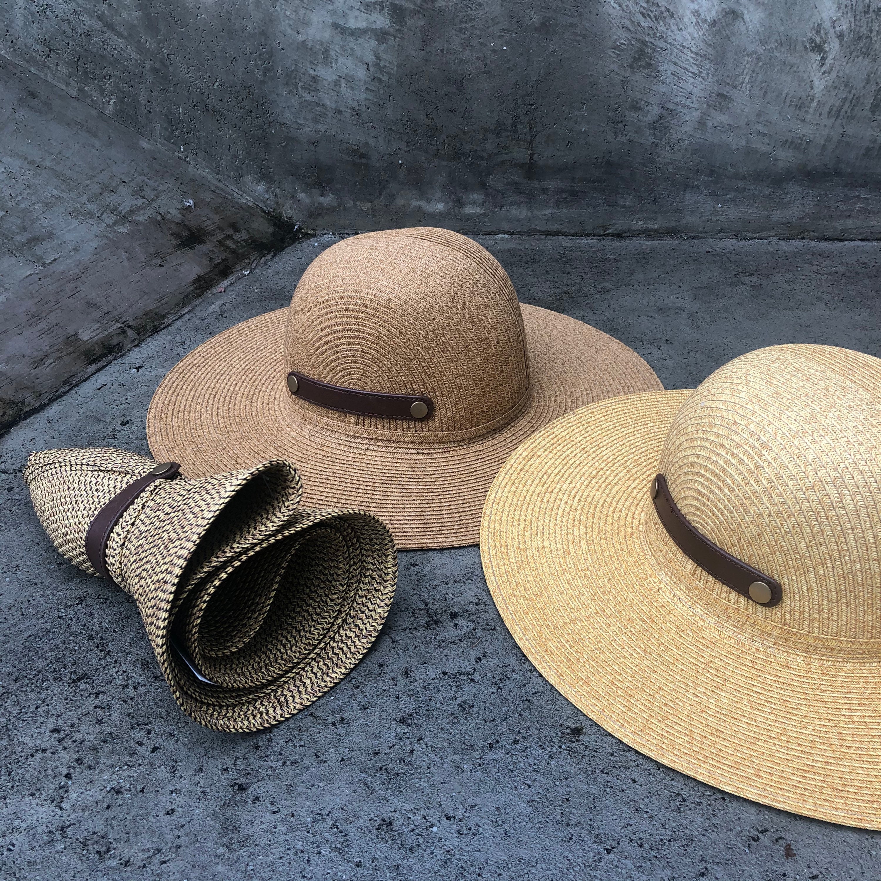 Wide Brim Hat Women, Foldable Hat, Packable Hat, Fashion Hat
