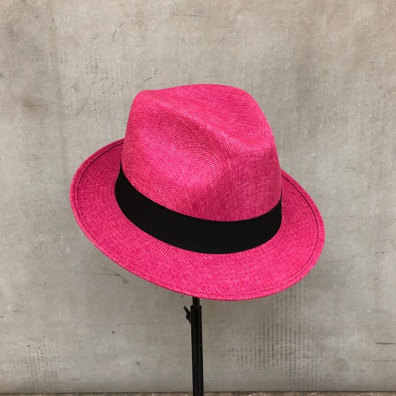 Hot Pink Fedora Hat, Fedora for Men, Fedora for Women, Hat for Man