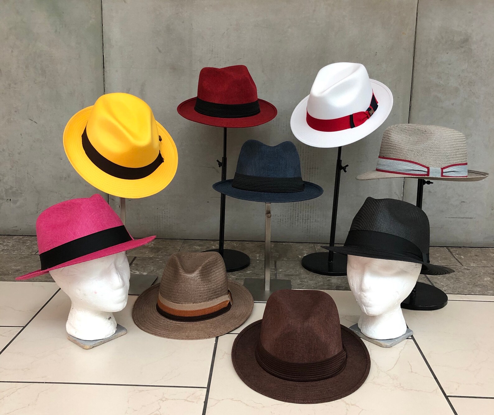 Hot Pink Fedora Hat Fedora for Men Fedora for Women Hat for Etsy