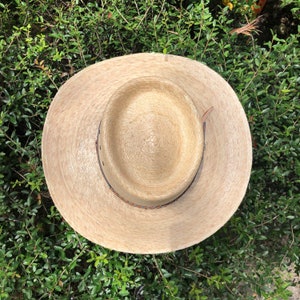 Palm hat, stiff hat, wide brim hat, boater hat, hats for men, hats for women, sun hat, summer hat, beach hat, gardening hat, gambler hat 画像 8