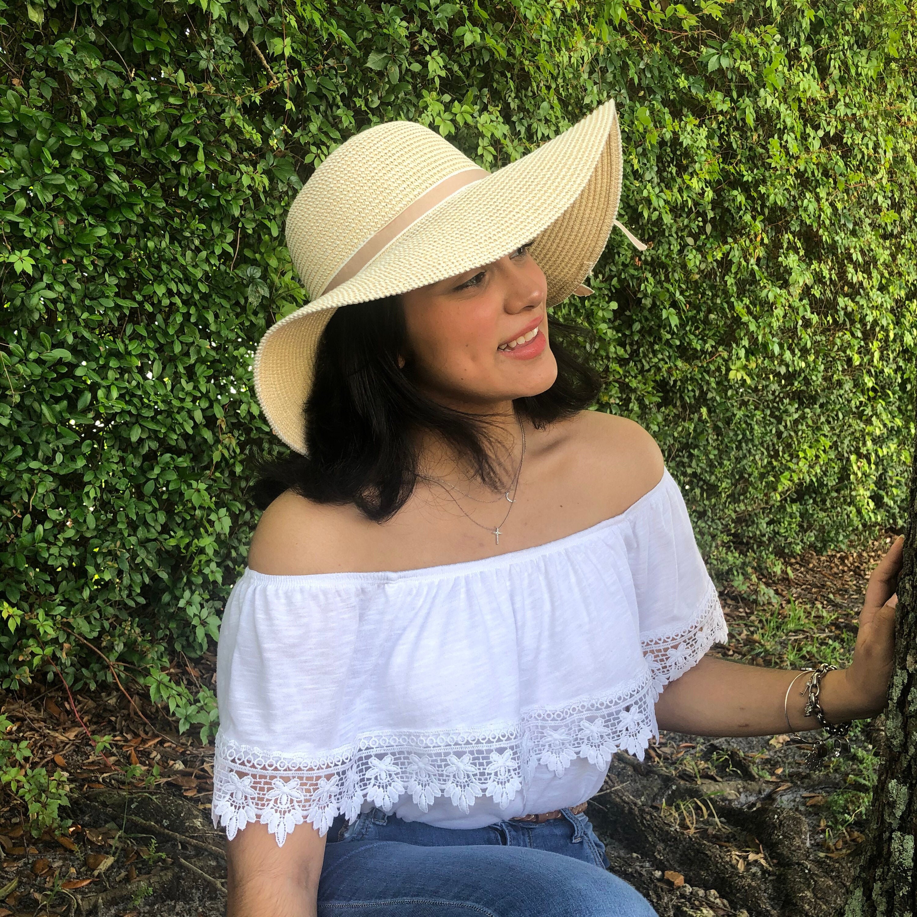 Floppy Wide Brim Hat Women Fashion Hat 