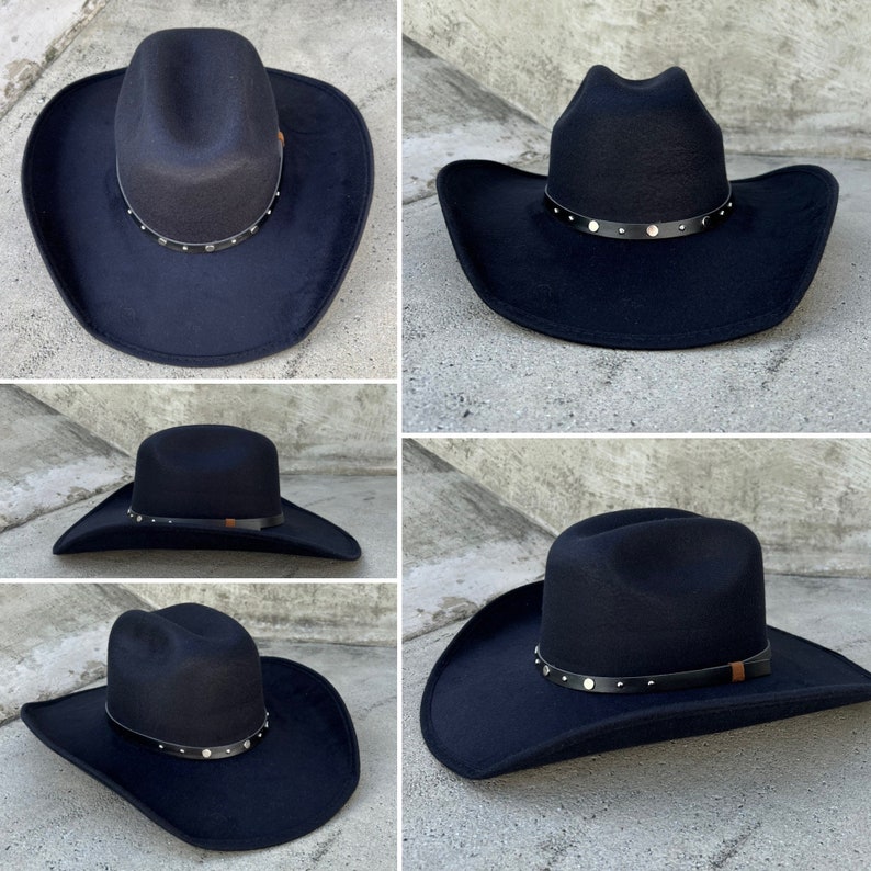Black Cowboy Hat Brown Cowboy Hat Country Hat Western Hat Etsy