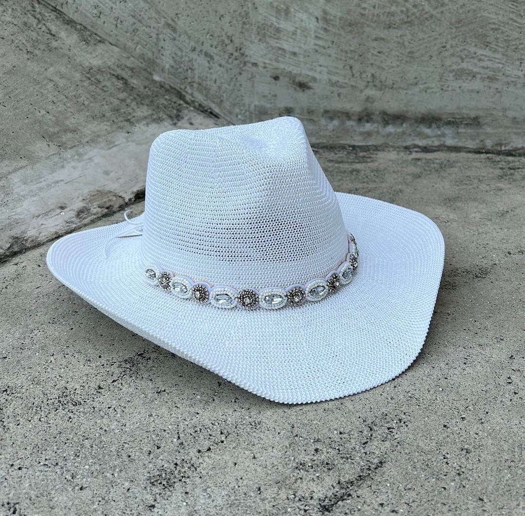 White Cowboy Hat Women, Cowboy Hat, Country Hat, Western Hat, Rodeo Hat