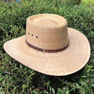 Palm hat, stiff hat, wide brim hat, boater hat, hats for men, hats for women, sun hat, summer hat, beach hat, gardening hat, gambler hat 画像 6