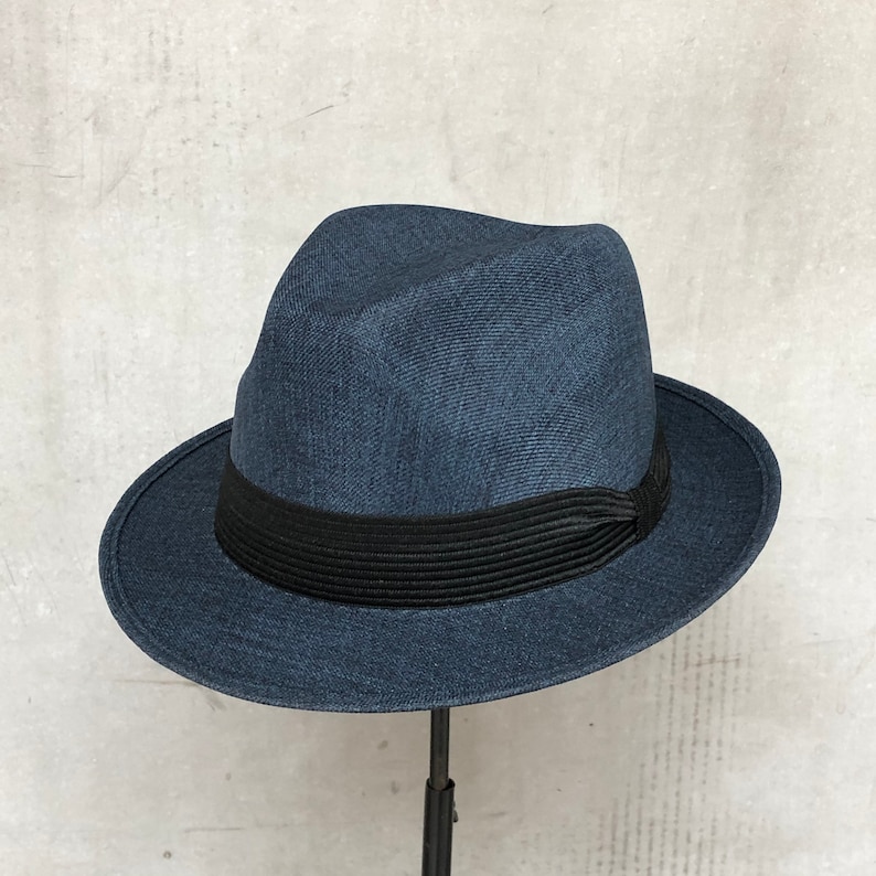 Blue Fedora Hat Fedora for Men Fedora for Women Hat for - Etsy