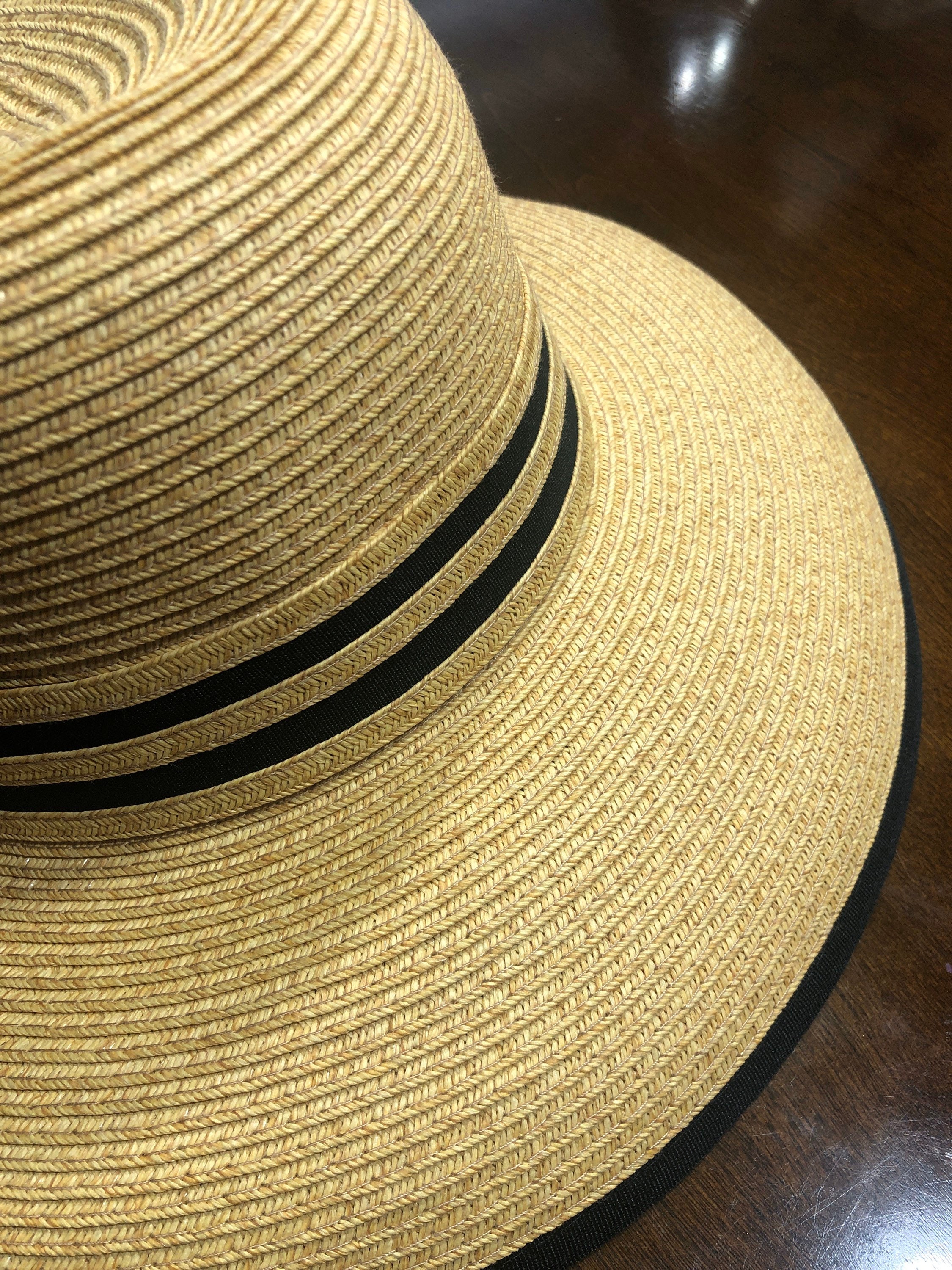 Sun Hat Wide Brim Hat Asymmetrical Brim 
