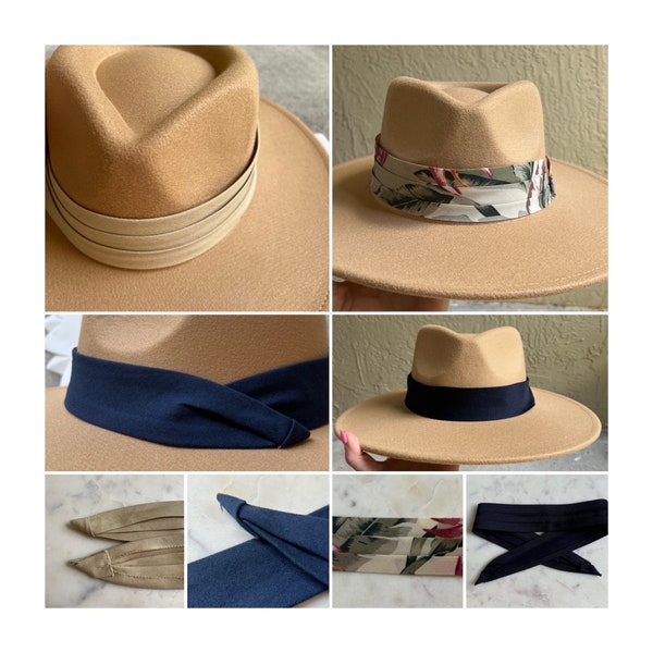 Hat bands, hat accessories, band with hook