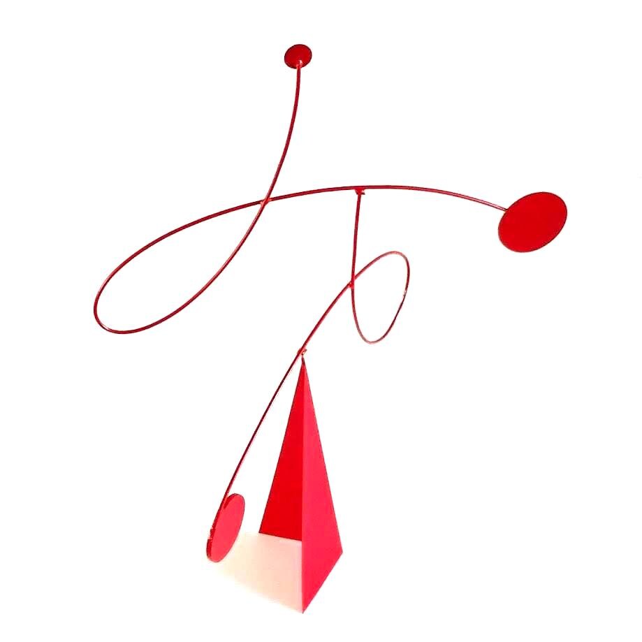 Loops Red Standing Mobile Kinetic Sculpture - Etsy