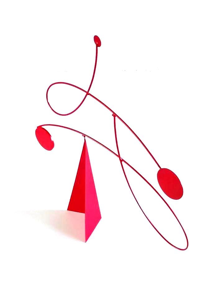 Loops Red Standing Mobile Kinetic Sculpture - Etsy