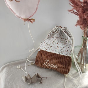 Sac à dos pochon personnalisable