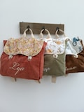 Customizable velvet nursery school bag product logo