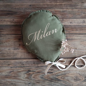 Customizable decorative balloon cushion