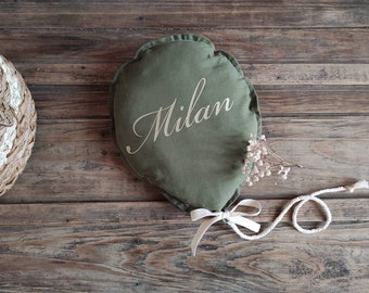 Customizable decorative balloon cushion