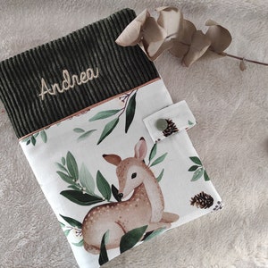 Funda de historial médico personalizada en algodón o terciopelo