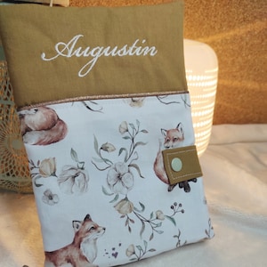 Funda para libro de salud personalizada de algodón o terciopelo