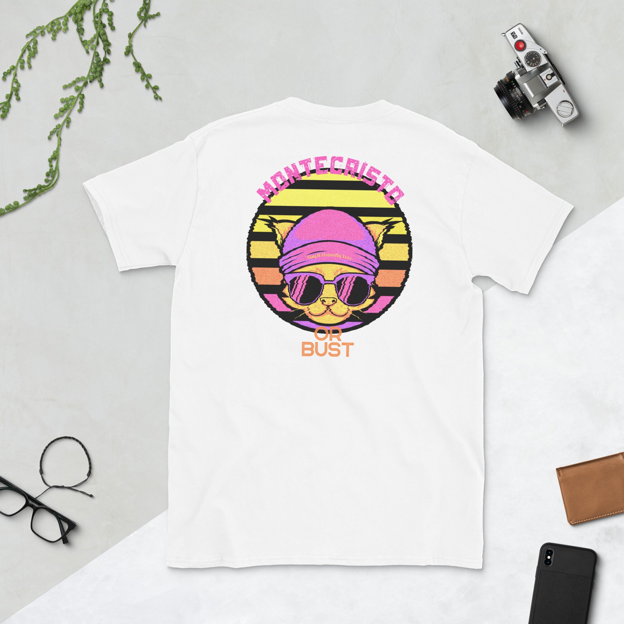 Montecristo or Bust Short-sleeve Unisex Print on Back T