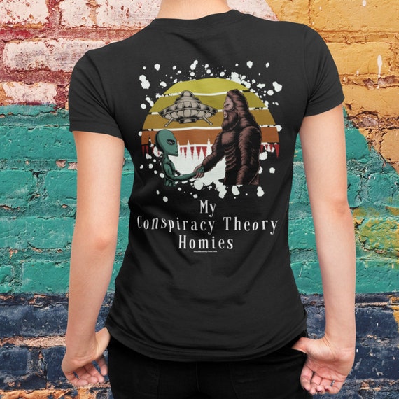 bigfoot alien shirt