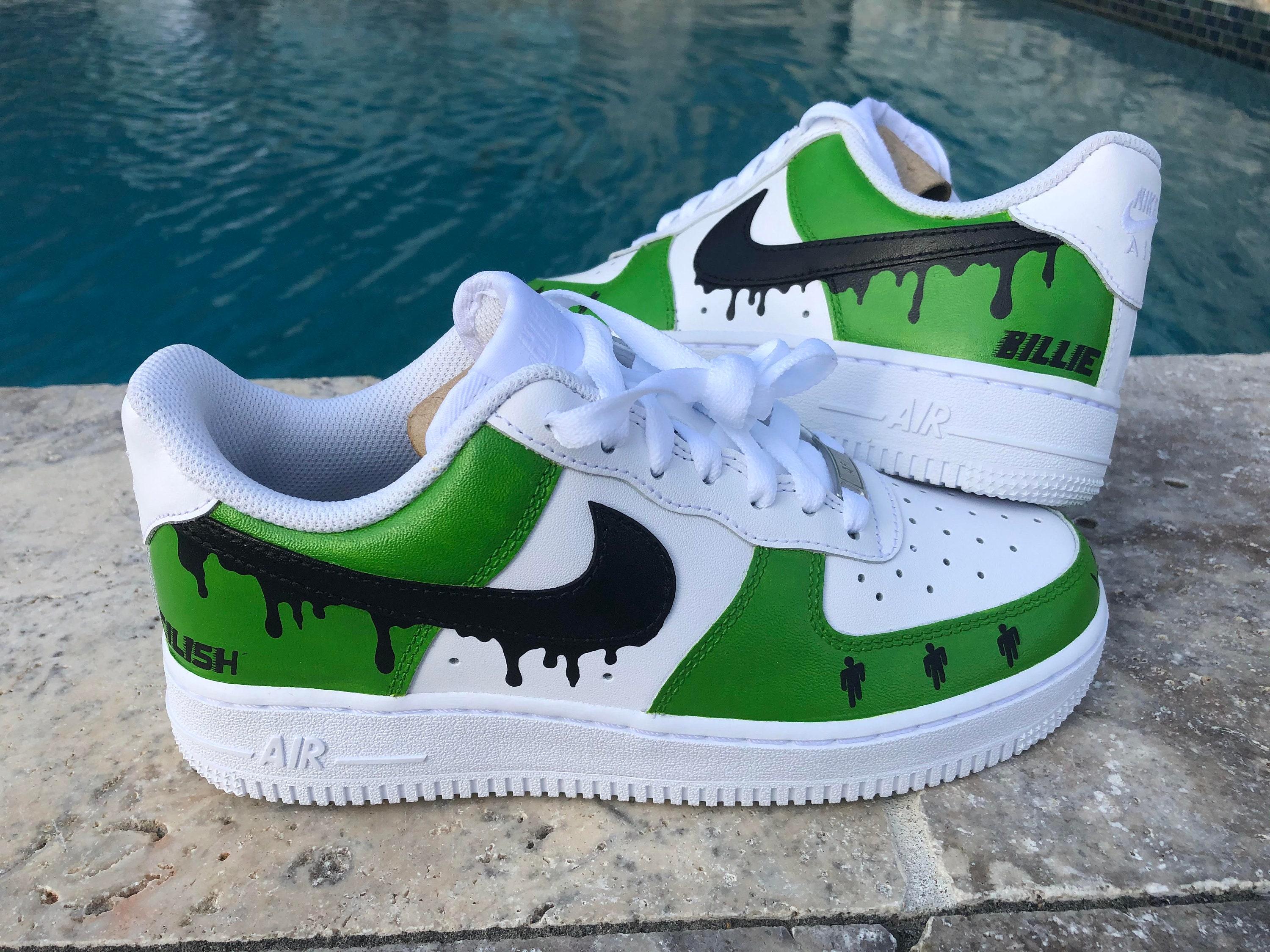 billie eilish air force 1 custom