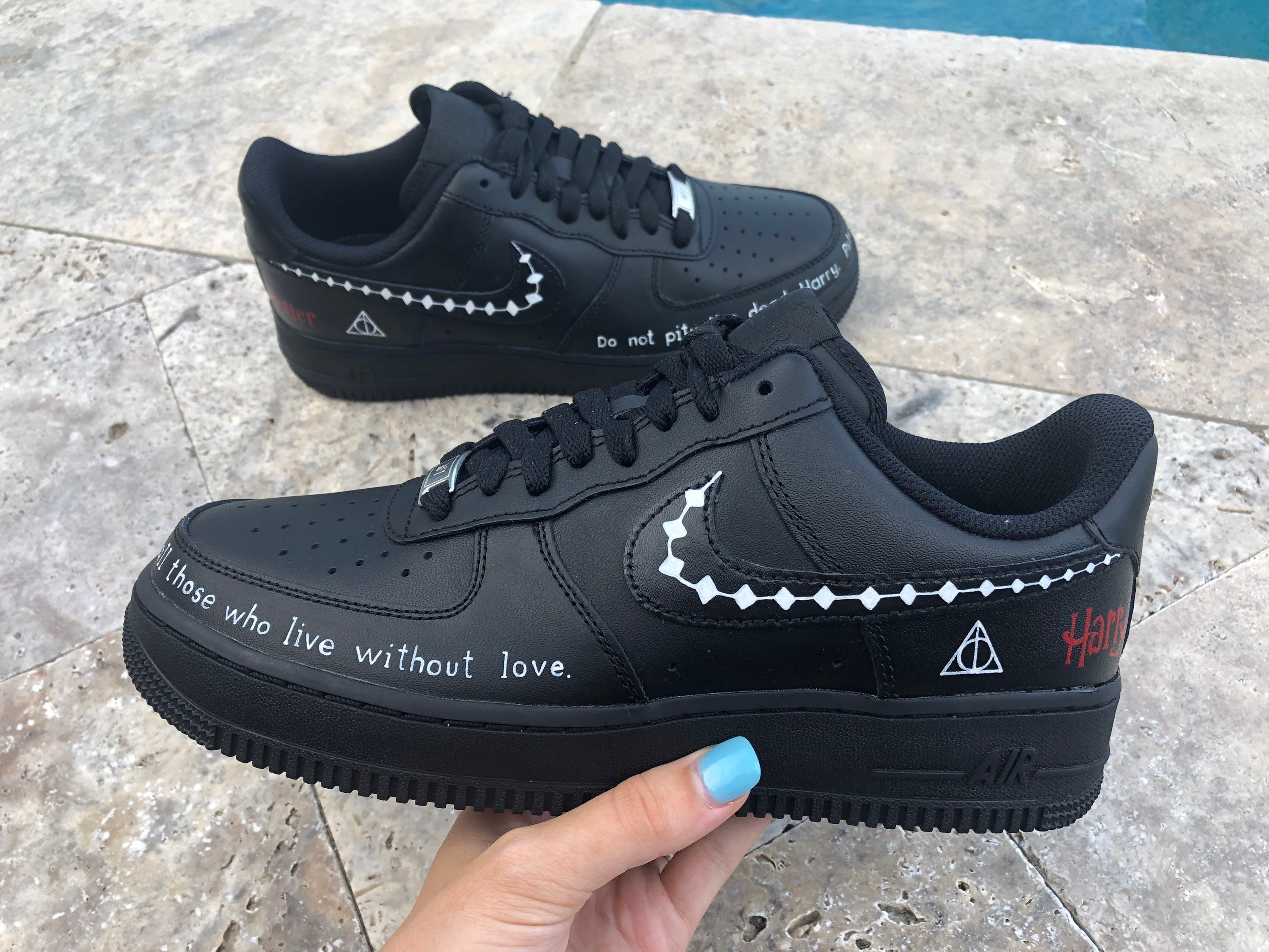 Custom Harry Potter and the Deathly Hallows Shoes Harry | Etsy Nederland