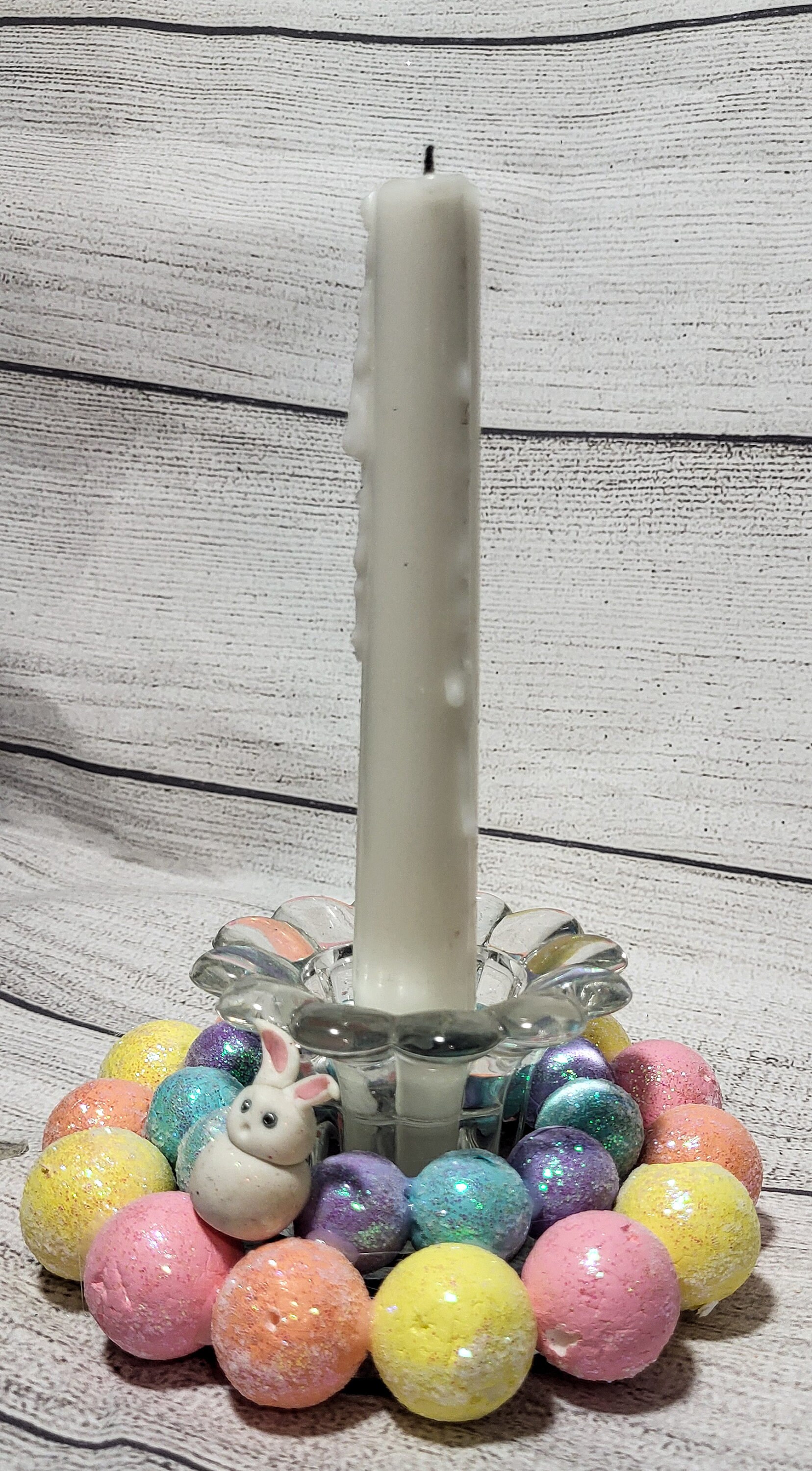 Mini Easter Candle Ring, Easter Candle Rings, Easter Decor, Spring