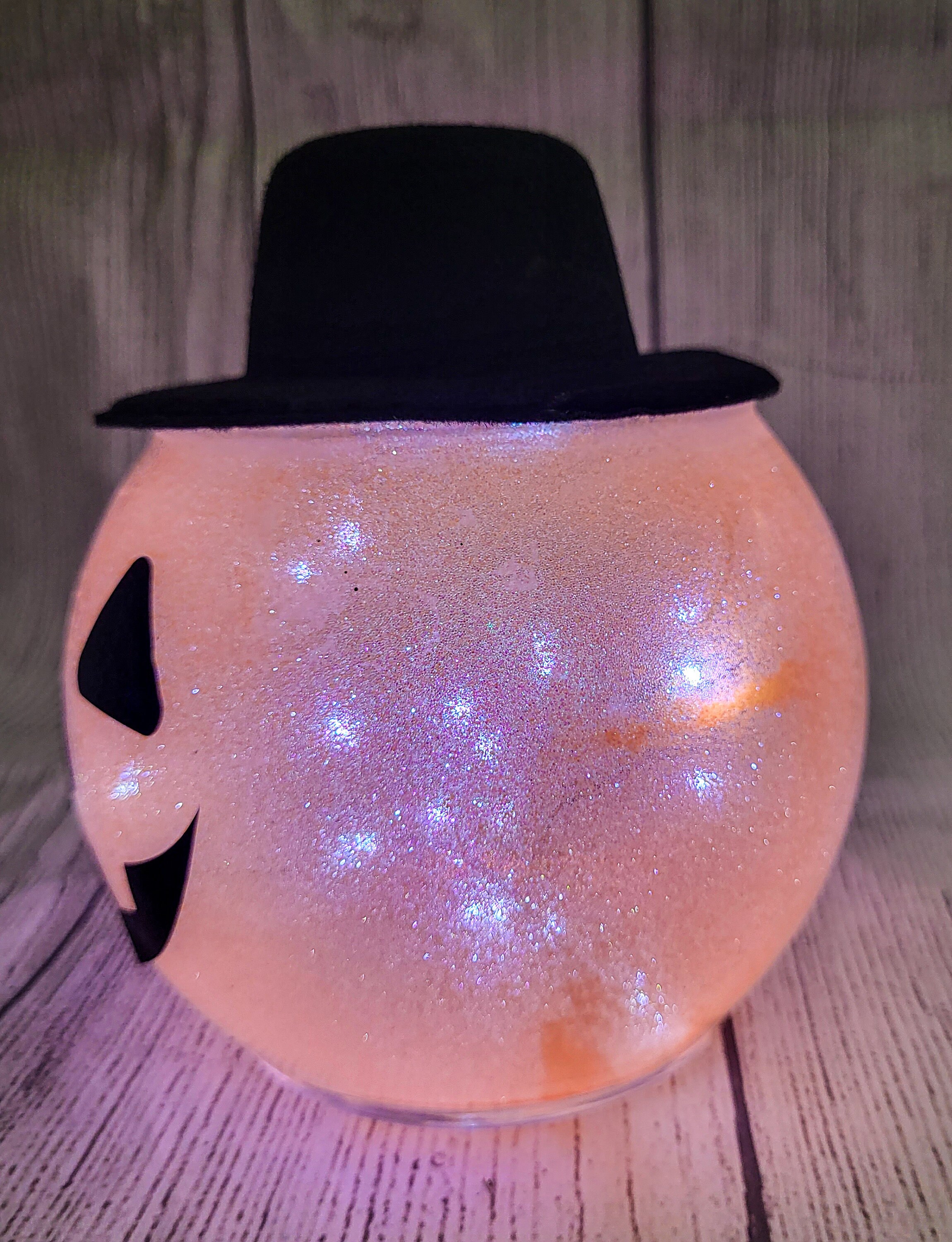Ghost and Pumpkin Jack O Lantern Glass Lights, Home Decor, Fall Decor ...