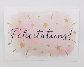 Greeting card, greeting card, congratulations