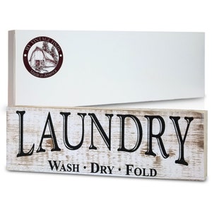 Rustic Farmhouse Laundry Room Sign Laundry Room Signs Wall - Etsy