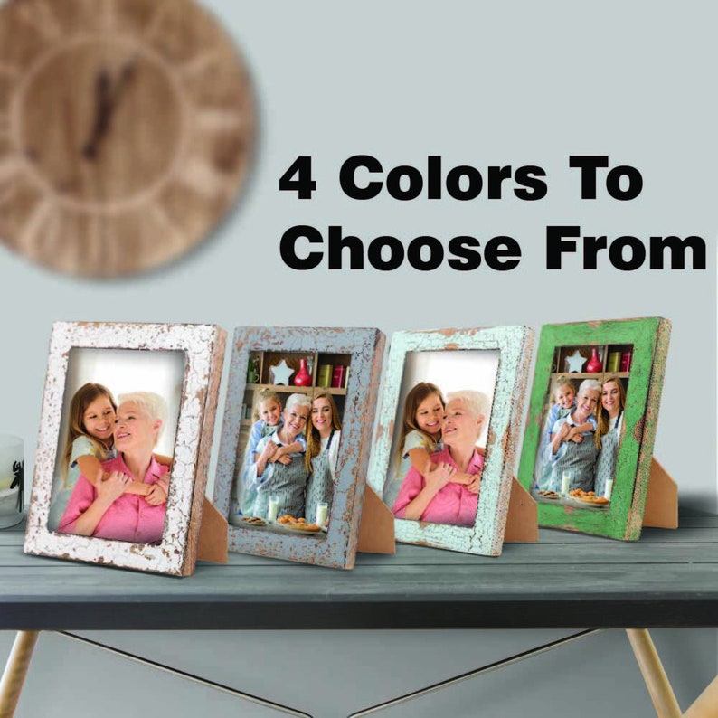 MY VINTAGE FINDS Rustic Photo Frame Distressed Wood Picture - Etsy