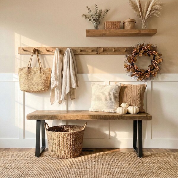Rustic Bench Tops Rustic Bench - Etsy