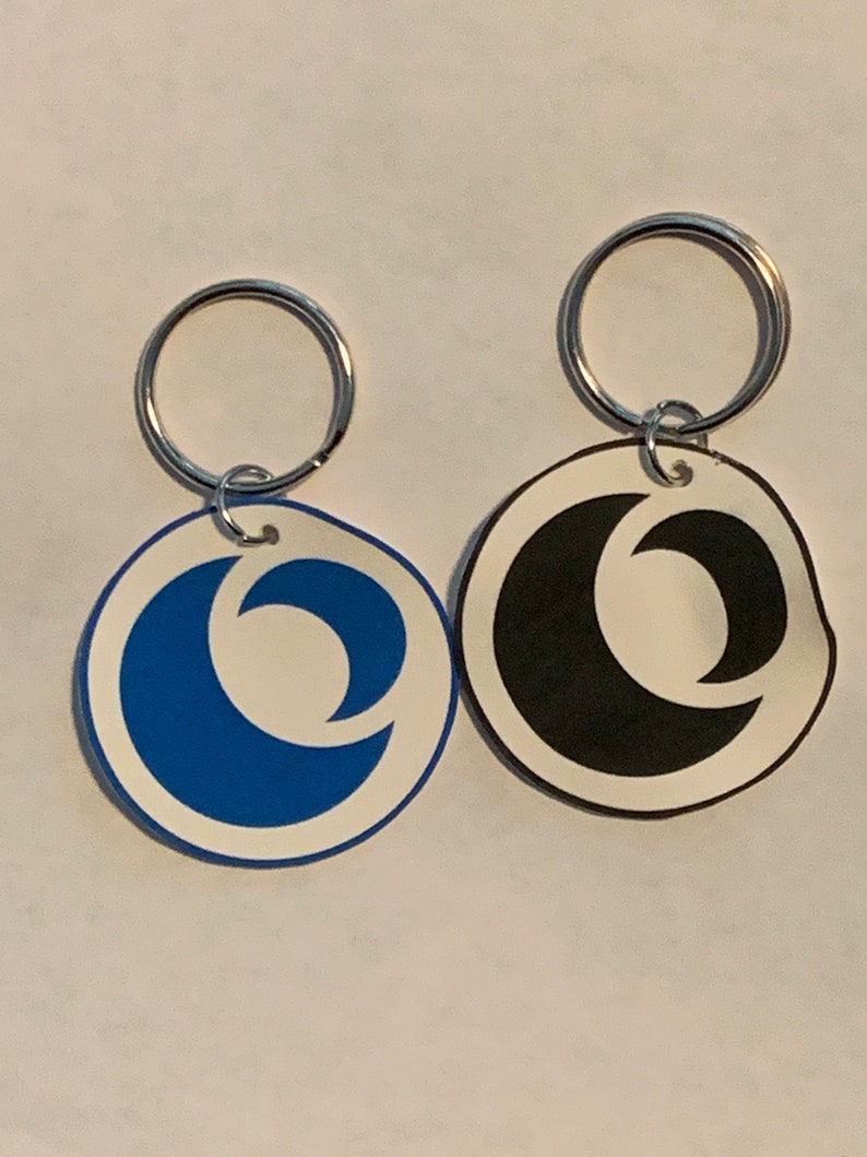 Moon Shrinky Dink Keychains inspired by OLN