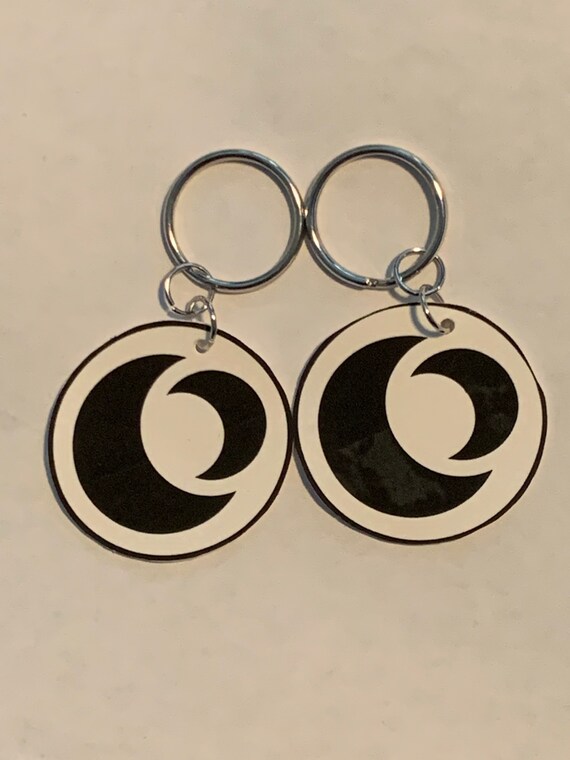 Moon Shrinky Dink Keychains inspired by OLN