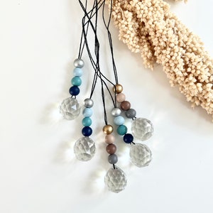 Suncatcher - Suncatcher | Gold Silver Petrol Blue | Glass Crystal | Light Catcher