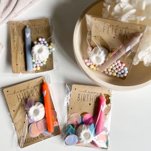 Pustekuchen / set regalo candele / regalo di compleanno / candela di compleanno / souvenir / mini gugelhupf / regalo da asporto