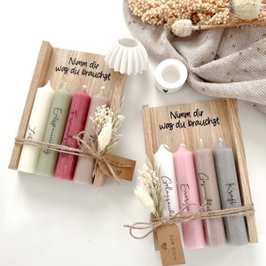Neem wat je nodig hebt - Kaarsen cadeauset | Cadeau-idee | Gepersonaliseerde cadeauset | Kleinigheidje | Bedankt