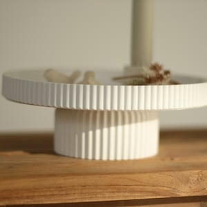 Etagere / decorative plate / decorative tray / grooves / tray / Scandi - two sizes